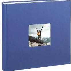 Jumbo-Album "Fine Art", 30x30 cm, 100 weiße Seiten, Blau