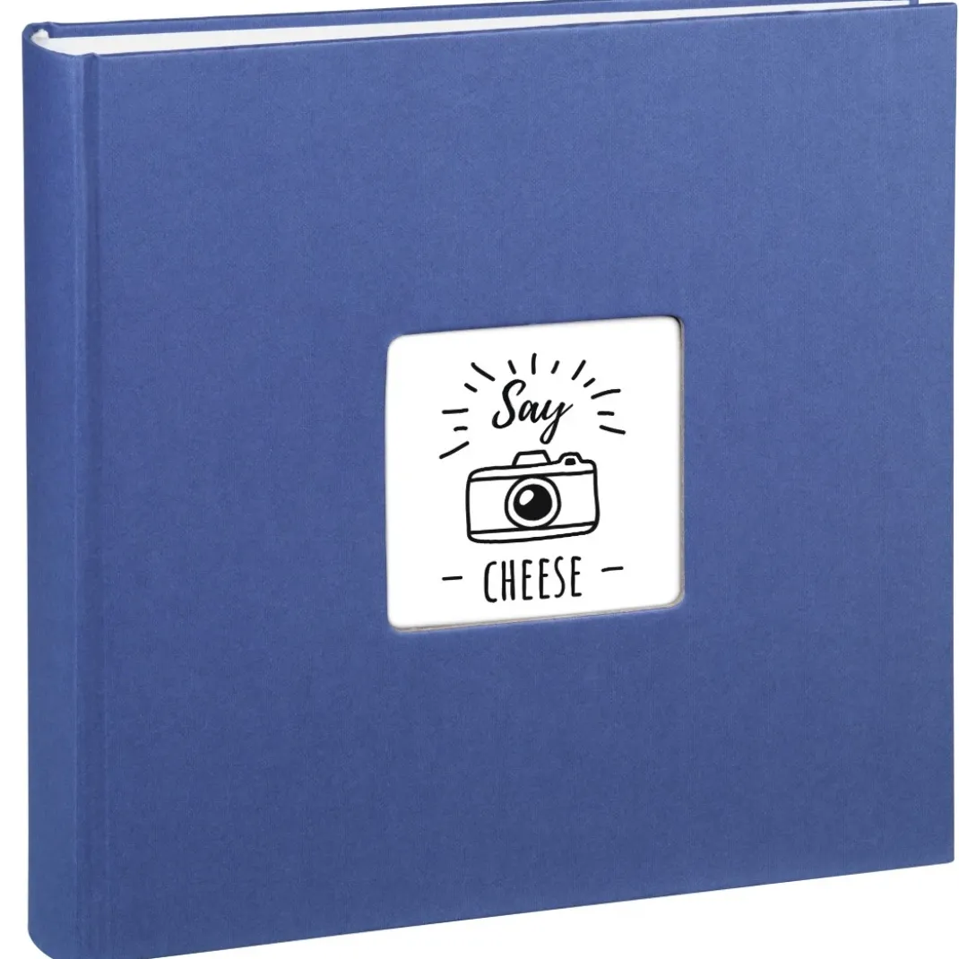 Jumbo-Album "Fine Art", 30x30 cm, 100 weiße Seiten, Blau
