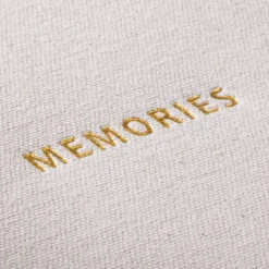 Jumbo-Album "Memories", 30x30 cm, 50 schwarze Seiten, Grau