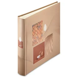 Jumbo-Album “Singo II“, 30x30 cm, 100 weiße Seiten, Terracotta