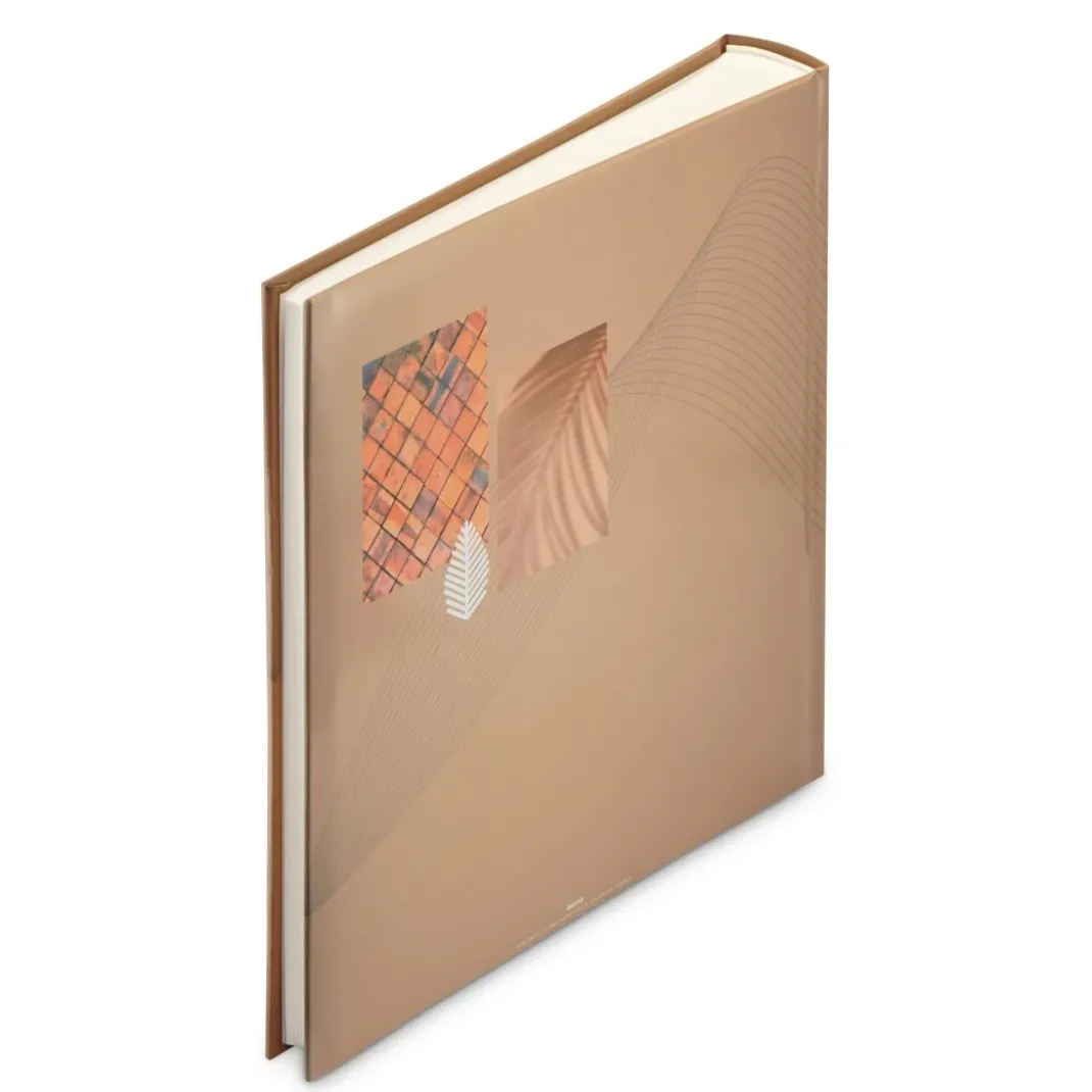 Jumbo-Album “Singo II“, 30x30 cm, 100 weiße Seiten, Terracotta