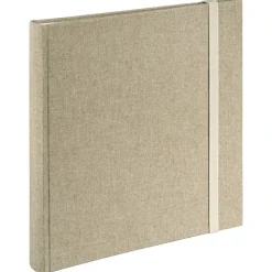 Jumbo-Album "Tessuto", 30x30 cm, 60 weiße Seiten, Beige