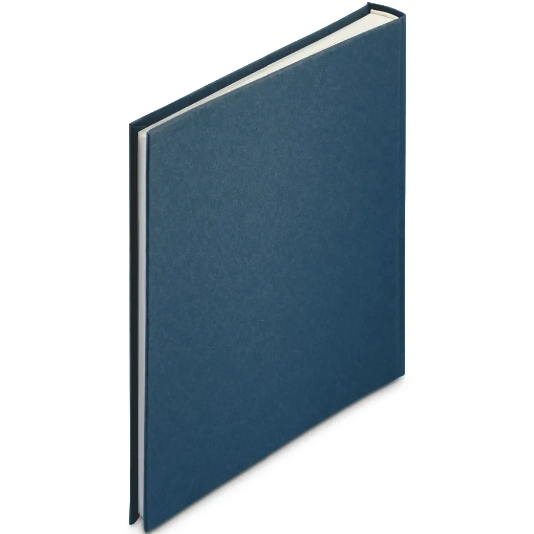 Jumbo-Album "Wrinkled", 30x30 cm, 80 weiße Seiten, Blau