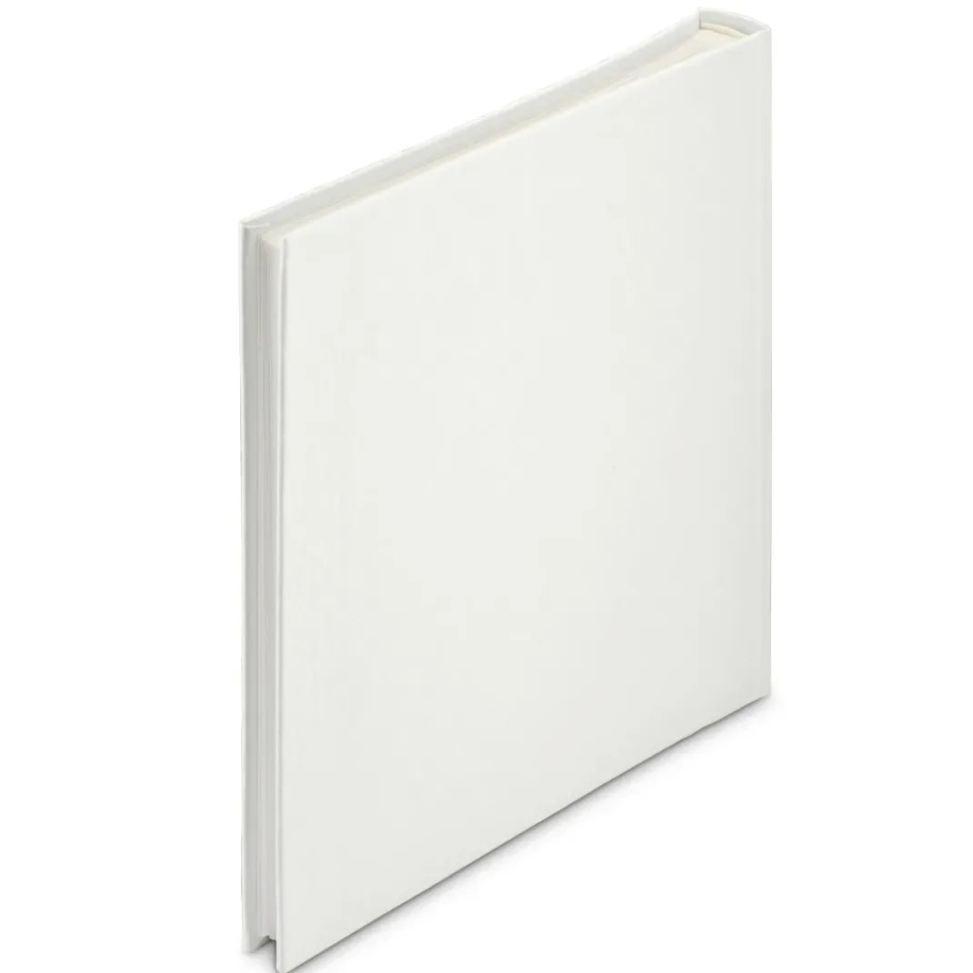 Jumbo-Album "Wrinkled", 30x30 cm, 80 weiße Seiten, Weiß