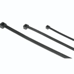 Kabelbinder-Set, 2,5 x 100/150/200 mm, Schwarz, 150 Stück