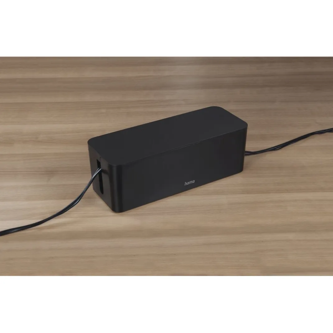 Kabelbox "Maxi", für Steckdosenleiste, 40,6 x 15,6 x 13,5 cm, Schwarz