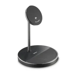 Kabelloses Qi2-Ladegerät, induktiv Schnellladen, 2in1-Ladestation, 15 W