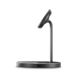 Kabelloses Qi2-Ladegerät, induktiv Schnellladen, 2in1-Ladestation, 15 W