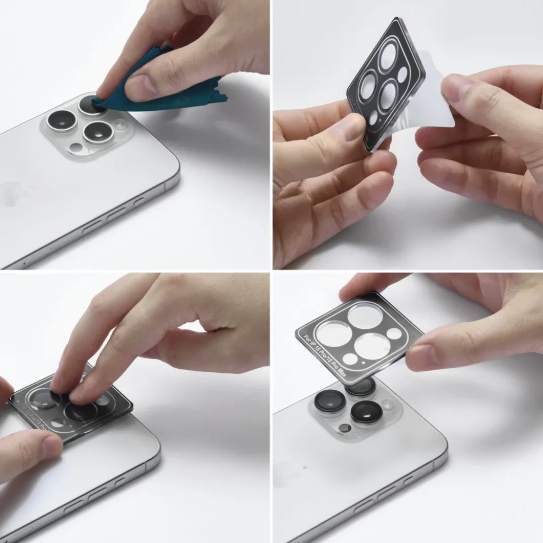 Kameraschutz "Lens Protect" für iPhone 16 Pro/16 Pro Max, 3 Einzellinsen