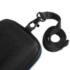 Kameratasche "Hardcase Zip", 7,5 x 4,5 x 12,5 cm innen, Schwarz/Blau