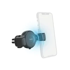 Kfz-Handy-Ladegerät "FC10 Flex-Set", 10 W, kabellos, QI-Charge, Anthrazit