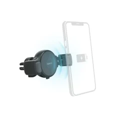 Kfz-Handy-Ladegerät "FC10 Flex-Set", 10 W, kabellos, QI-Charge, Anthrazit