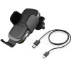 Kfz-Handy-Ladegerät "FC10 Motion", 10 W, kabellos, QI-Charge, Schwarz