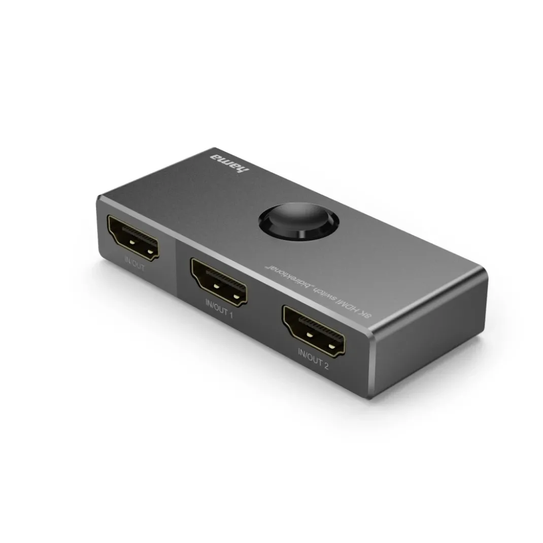 8K-HDMI™-Switch "bidirectional", 1 In 2 Out/2 In 1 Out