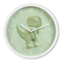 Kinder-Wanduhr "Cebu", ohne Ticken, für Kinderzimmer, analog, Ø 25 cm