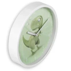Kinder-Wanduhr "Cebu", ohne Ticken, für Kinderzimmer, analog, Ø 25 cm