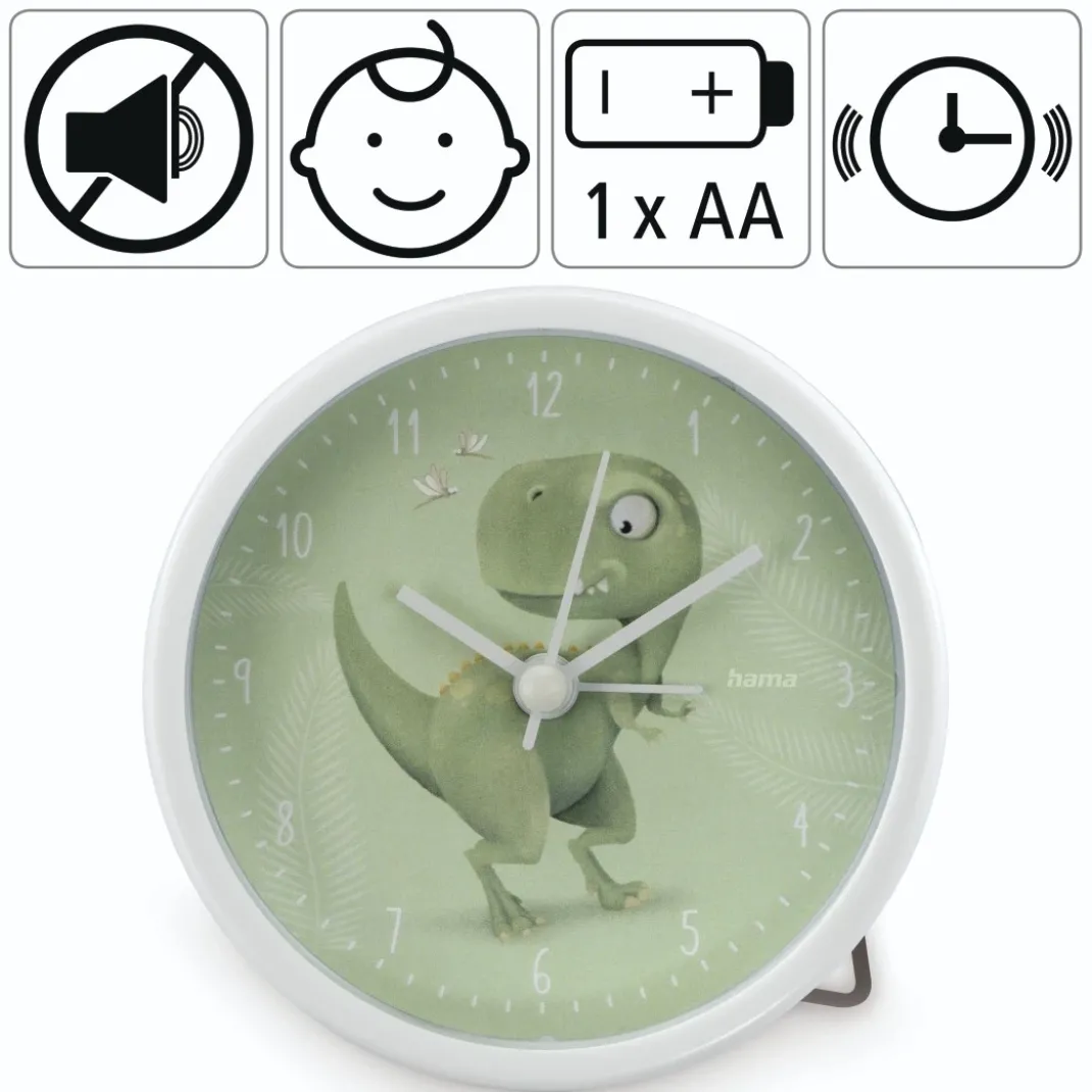 Kinderwecker "Happy Dino", ohne Ticken