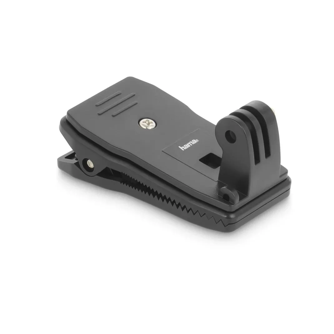 Klammer-Halterung für Action Cam, 360° drehbar, Clip für Rucksack, Fahrrad