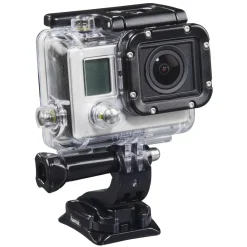 Klebehalterung für Action Cams, flach und gebogen, 4 Stck. mit Klebepads