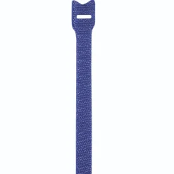 Klett-Kabelbinder, wiederverwendbar, 12 x 145 mm, farbig, 12 Stück