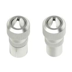 Koax-Set, Metall, Stecker/Kupplung, schraubbar