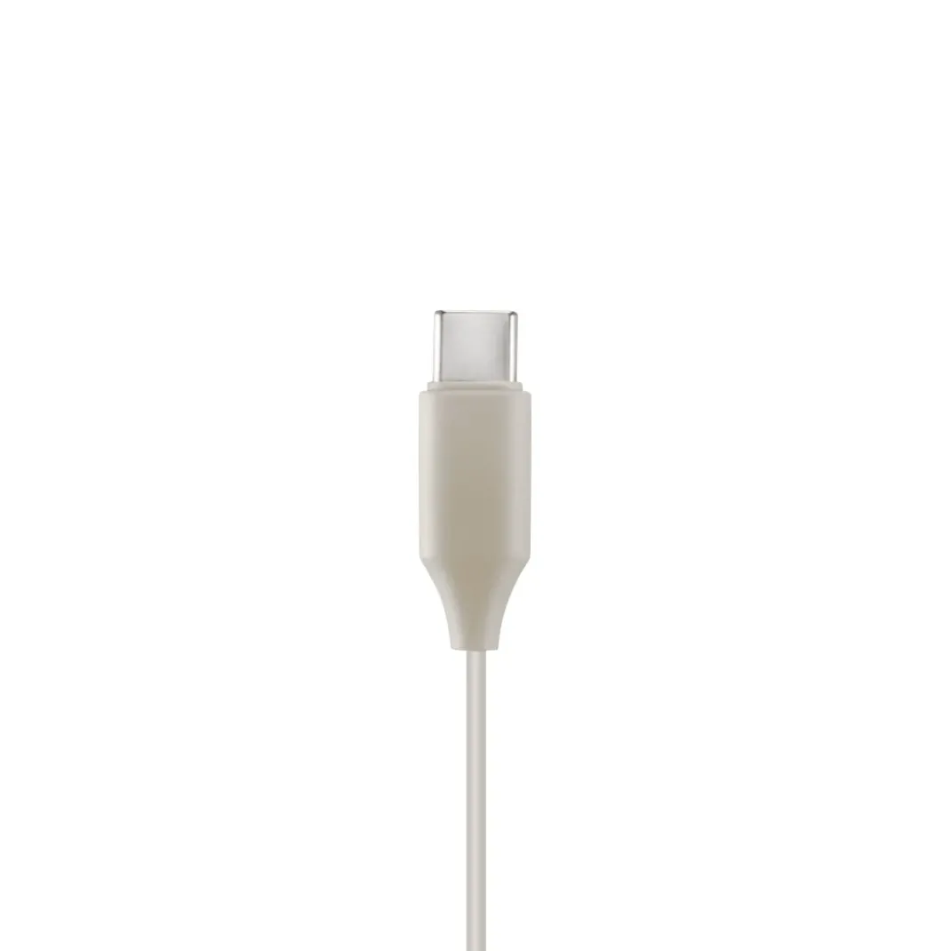Kopfhörer "Calm", In-Ear, Mikrofon, Kabelknickschutz, USB-C, Sand