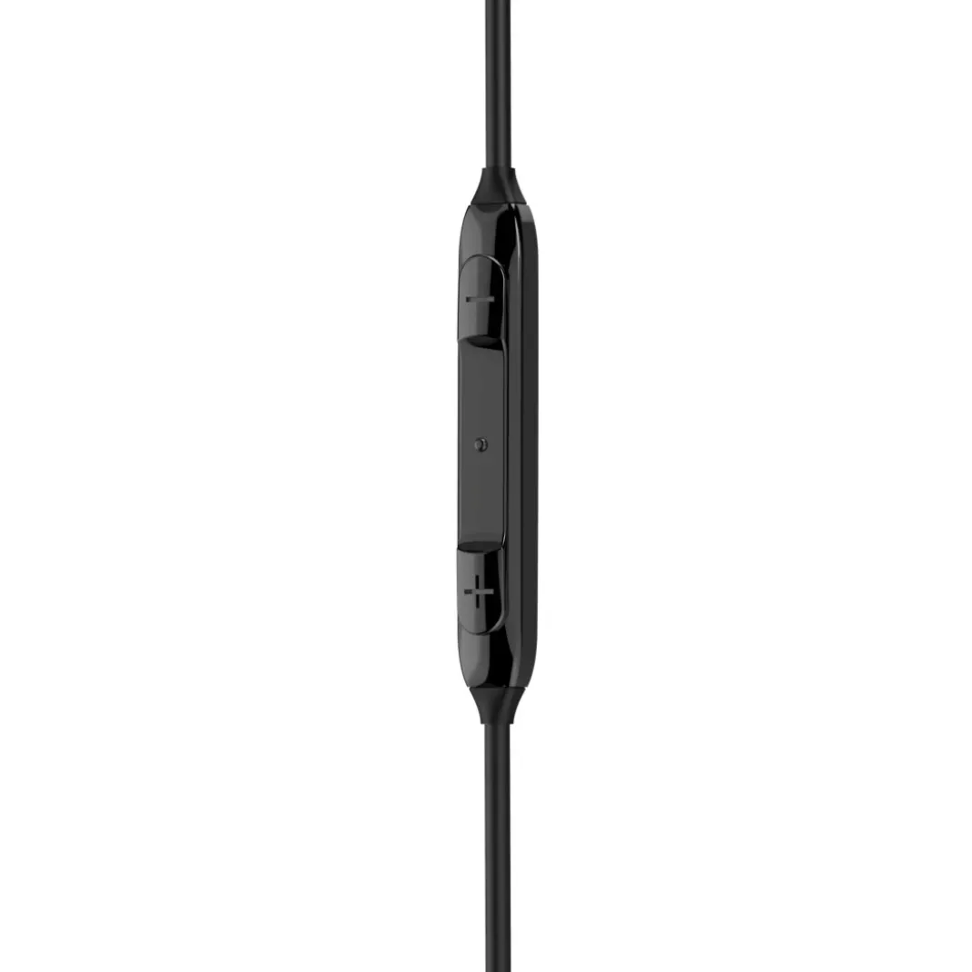 Kopfhörer "Curly", In-Ear, Mikrofon, Kabelknickschutz, USB-C, Schwarz
