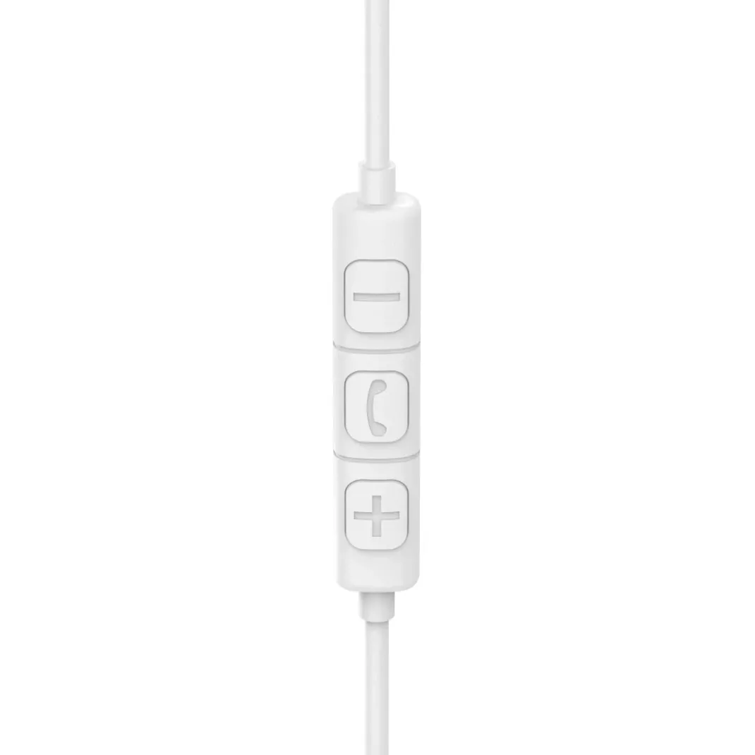 Kopfhörer "Fun C", On-Ear, Mikrofon, einseitige Kabelführung, USB-C, Weiß