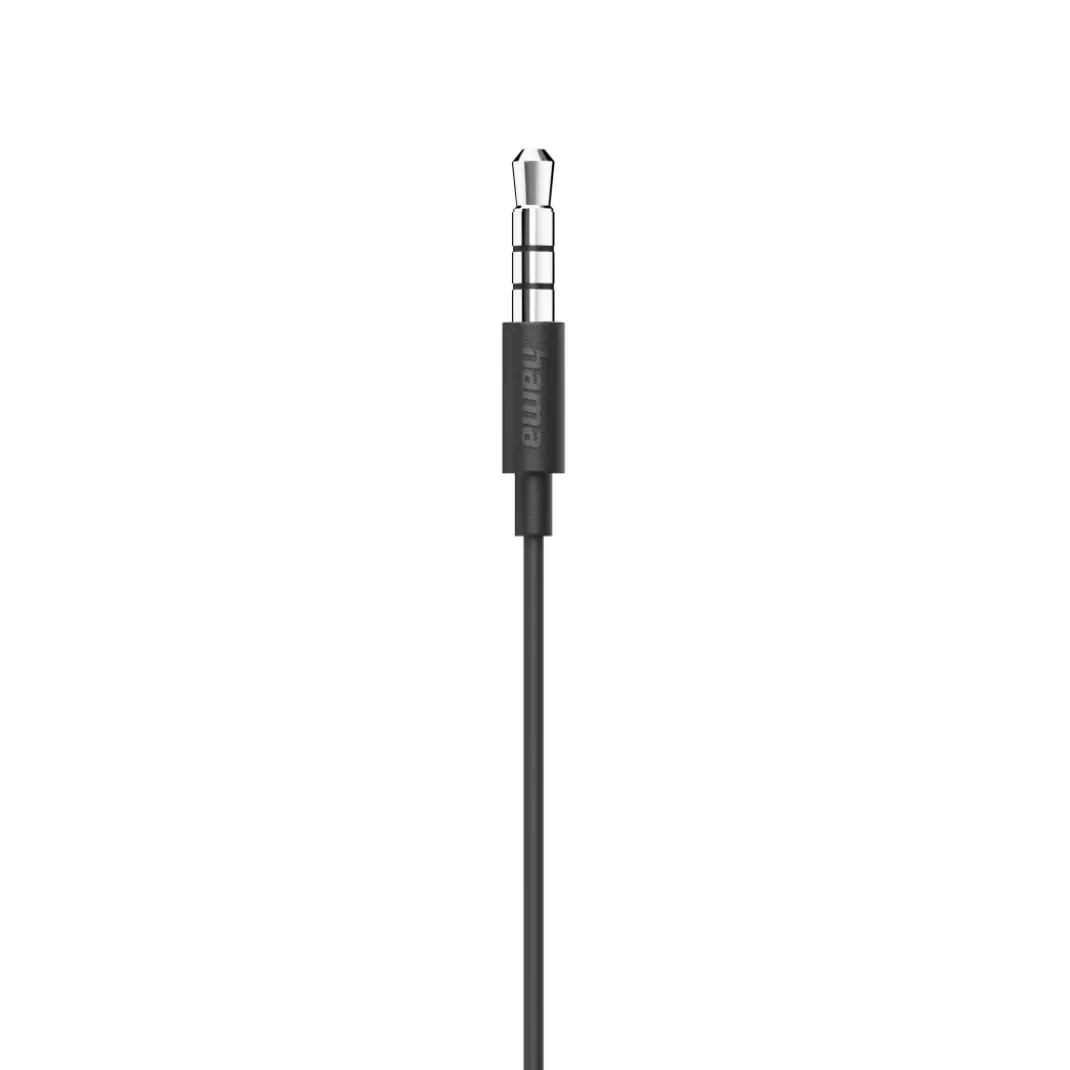 Kopfhörer "Noble", Earbuds, Mikrofon, Kabelknickschutz, 3,5-mm-Klinke, Schw