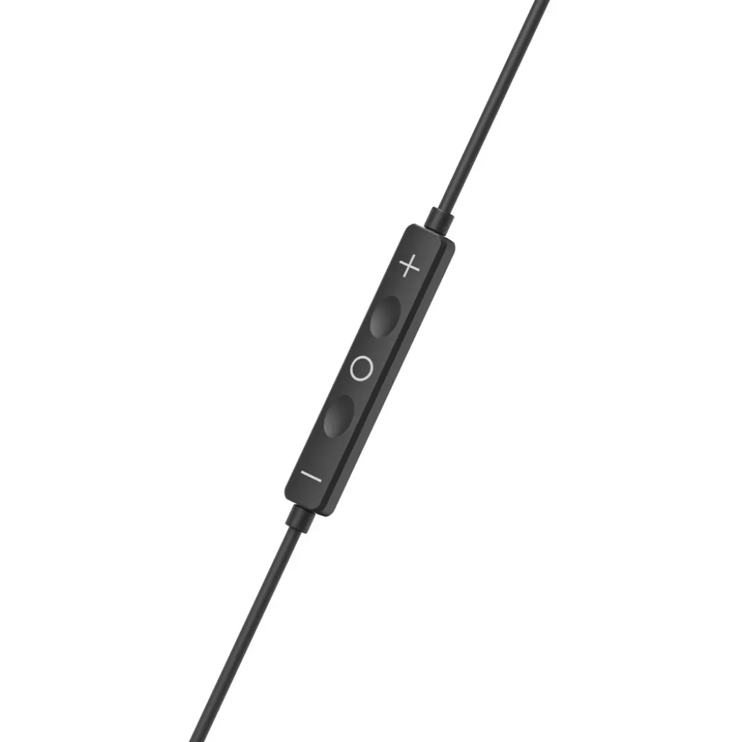 Kopfhörer "Noble", Earbuds, Mikrofon, Kabelknickschutz, 3,5-mm-Klinke, Schw