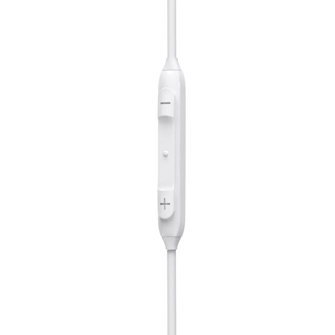 Kopfhörer "Popply", In-Ear, Mikrofon, Kabelknickschutz, 3,5 mm, Weiß