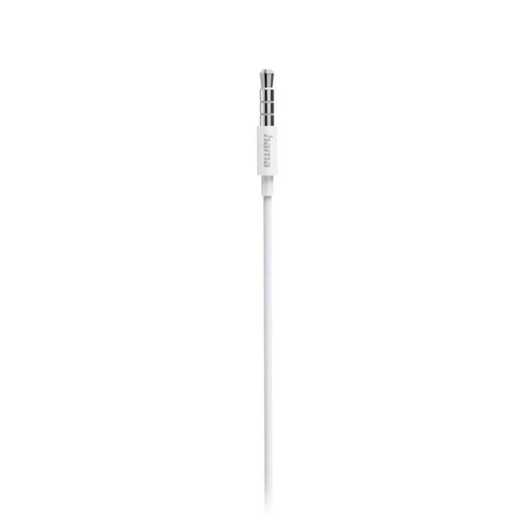 Kopfhörer "Popply", In-Ear, Mikrofon, Kabelknickschutz, 3,5 mm, Weiß