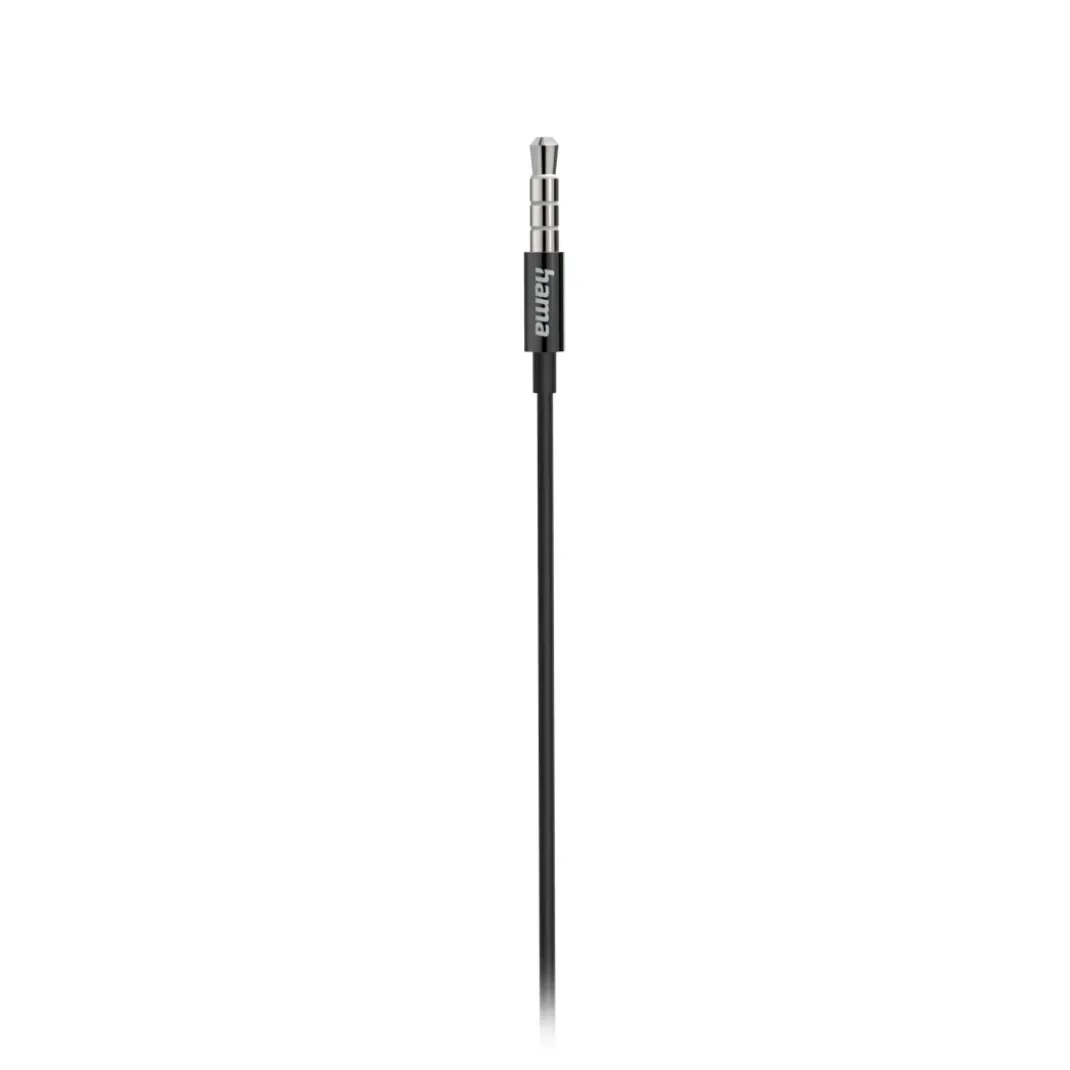 Kopfhörer "Popply", In-Ear, Mikrofon, Kabelknickschutz, 3,5 mm, Schwarz