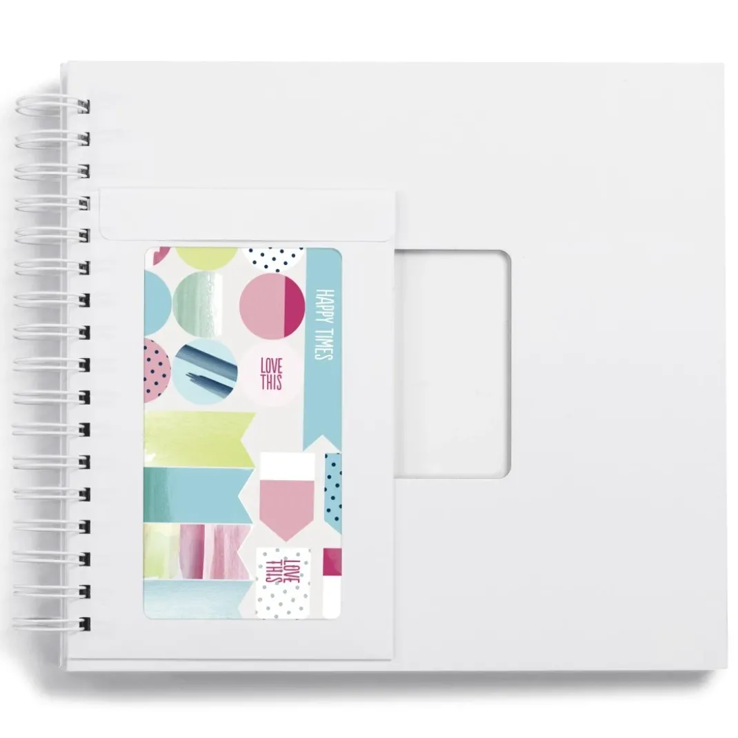 Kreativ-Set, Spiralalbum selbst gestalten m. Zubehör, Foto-Geschenkidee DIY