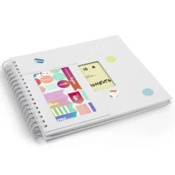 Kreativ-Set, Spiralalbum selbst gestalten m. Zubehör, Foto-Geschenkidee DIY