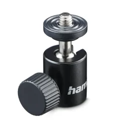 Kugelkopf für Stative, 38 mm Höhe, für 1/4" Gewinde, Ø 20 mm, Schwarz