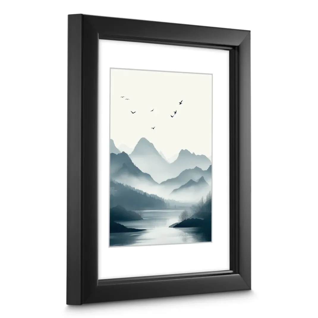 Kunststoffrahmen "Chill", Schwarz, 10 x 15 cm
