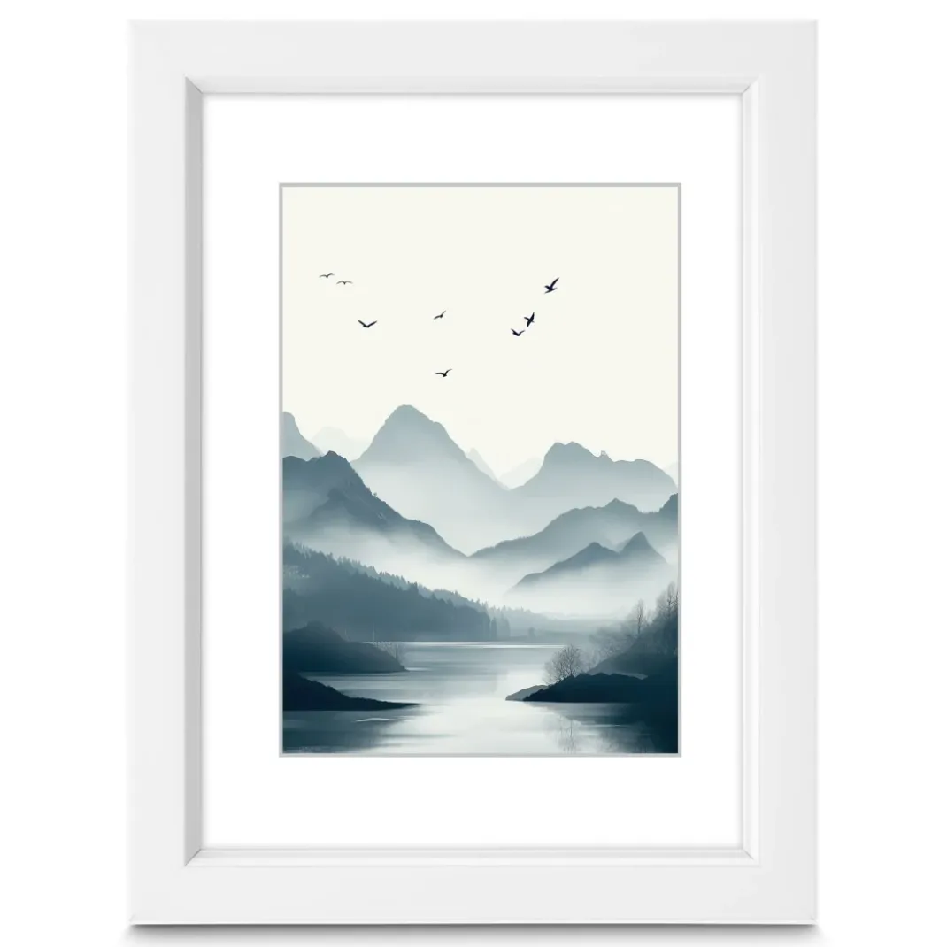 Kunststoffrahmen "Chill", Weiß, 13 x 18 cm