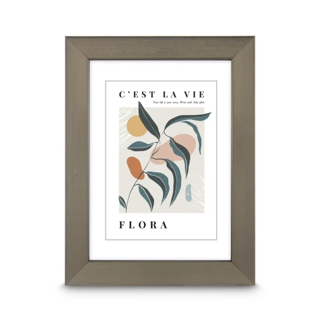 Kunststoffrahmen "Flora", Stahl, 30 x 40 cm