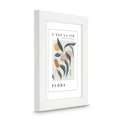 Kunststoffrahmen "Flora", Weiß, 30 x 40 cm