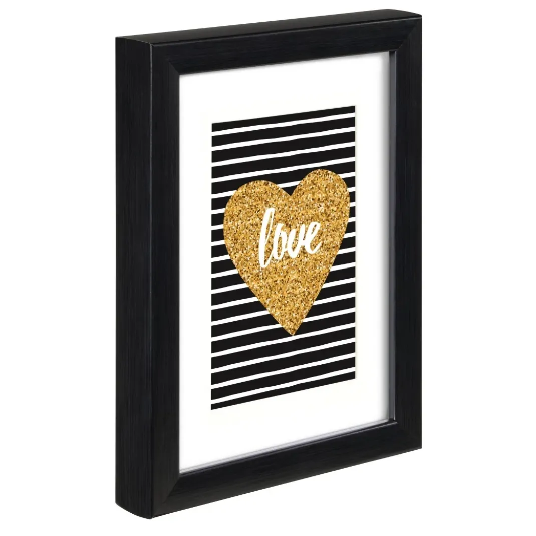 Kunststoffrahmen "Rio", Schwarz, 20 x 20 cm