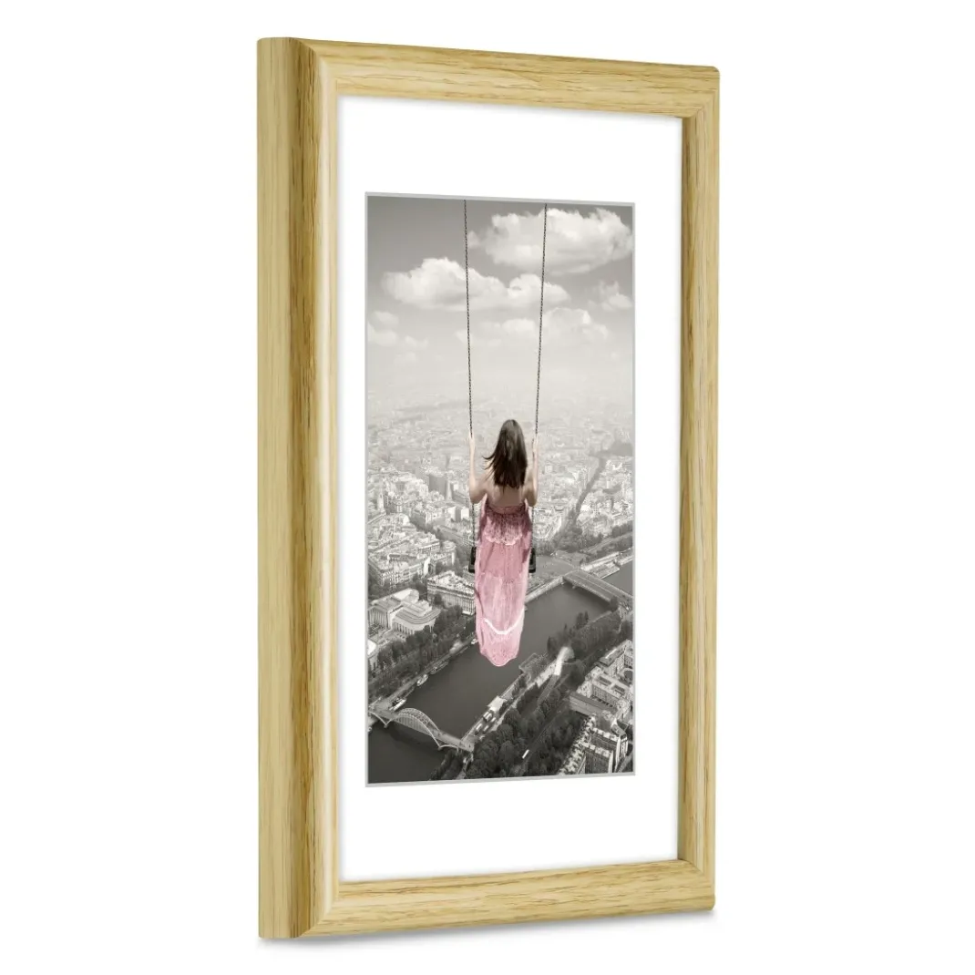 Kunststoffrahmen "Swing", Natur, 10 x 15 cm