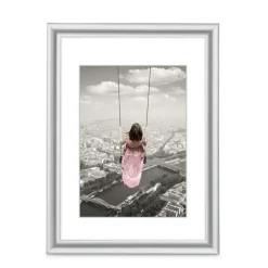 Kunststoffrahmen "Swing", Silber, 50 x 70 cm