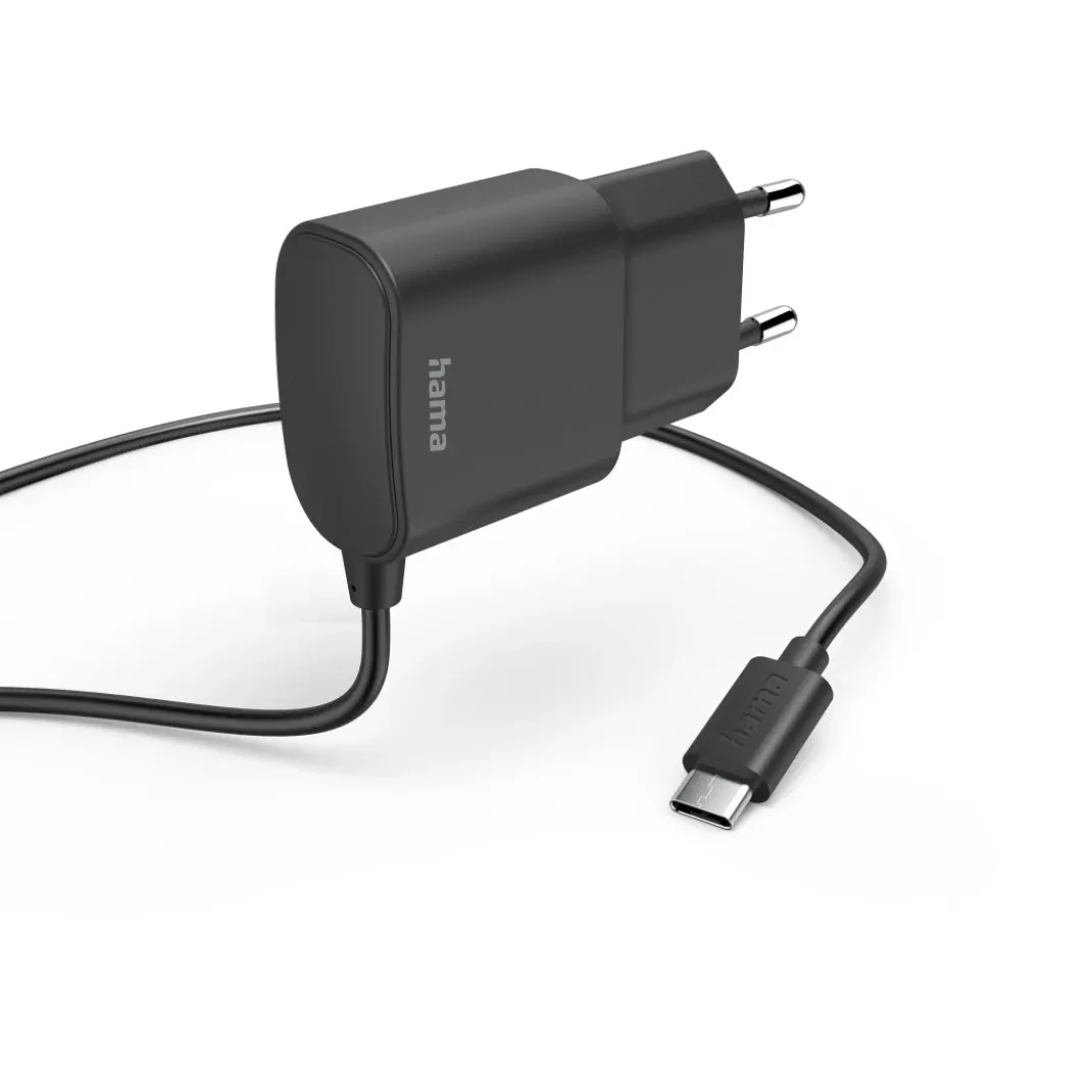 Ladegerät mit USB-C-Anschluss, 12 W, 1 m, Schwarz