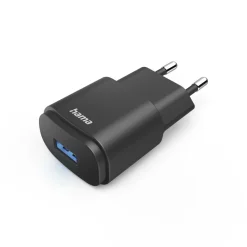 Ladegerät, USB-A, 6 W, Schwarz