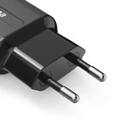 Ladegerät, 2x USB-A, 12 W, Schwarz
