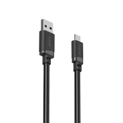 Ladekabel, USB-A - Micro-USB, 3 m, Schwarz