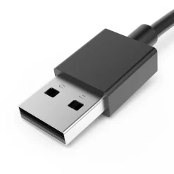 Ladekabel, USB-A - USB-C, 0,5 m, Schwarz