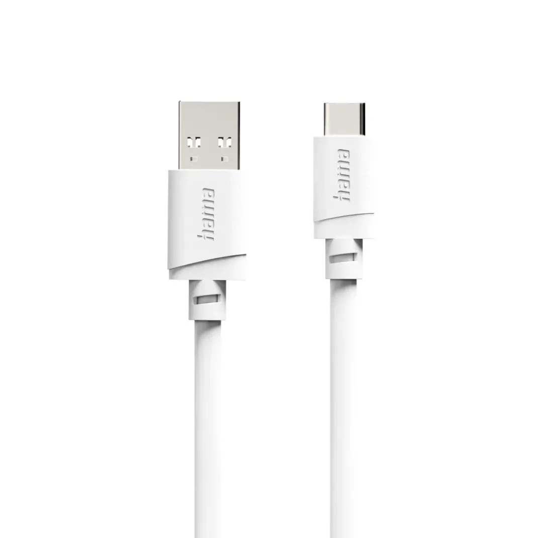 Ladekabel, USB-A - USB-C, 2 m, Weiß