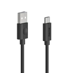 Ladekabel, USB-A - USB-C, 60 W, 1,2 m, Schwarz